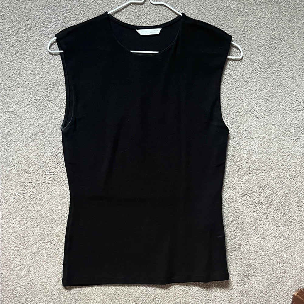 Zara Black Muscle Tee